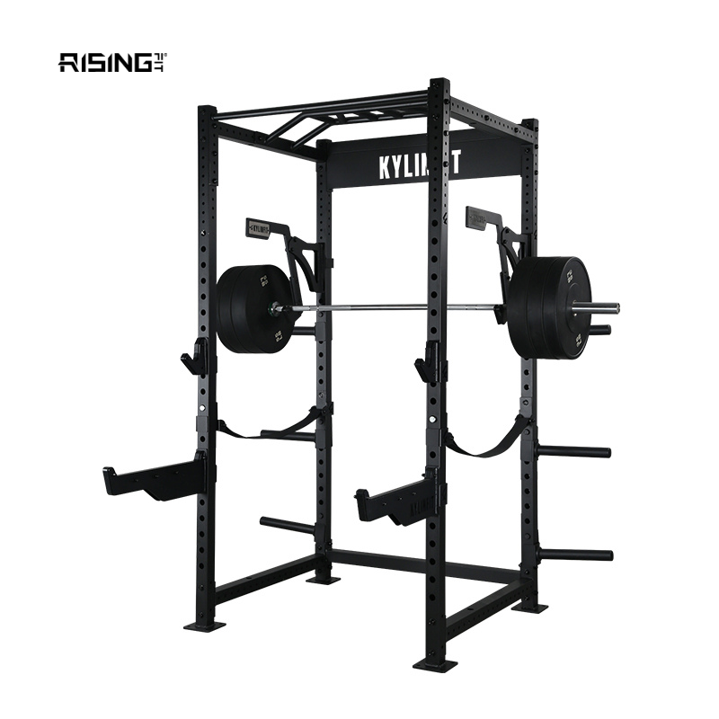 Rising Fitness Modern Steel Multi Functional Commercial Use Adjustable Squat Rack for Gym Strength Training