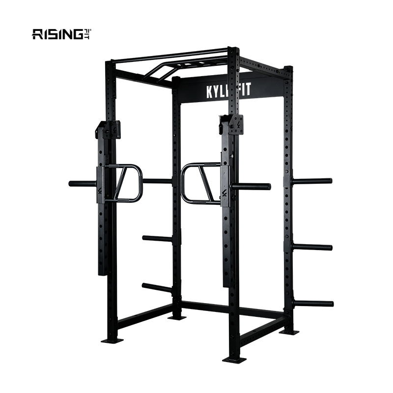 Rising Fitness Modern Steel Multi Functional Commercial Use Adjustable Squat Rack for Gym Strength Training