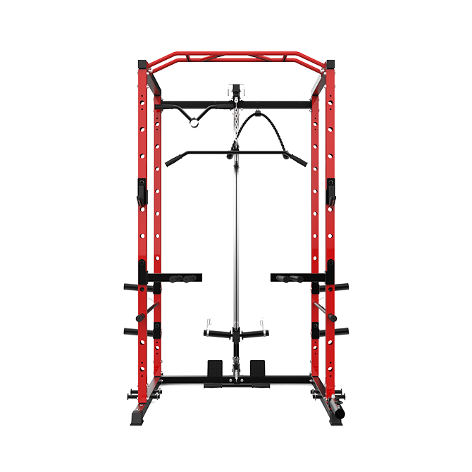 Rising Fitness Gym Training Commercial Body Building Workout Station Adjustable Power Cage Squat Rack