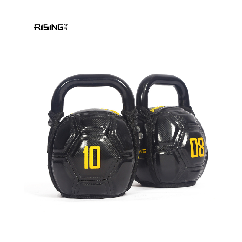 Rising Fitness Portable Gym Arm Strength Training Equipment Household Deep Squat Lifting Sand-Filled Soft Kettlebell Iron