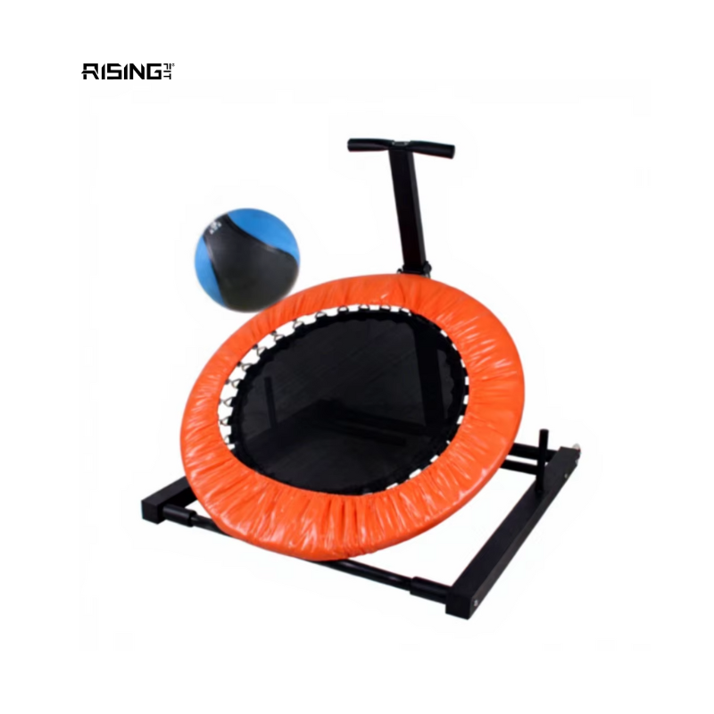 Rising Fitness Wholesale Gym Rebounder PP PVC Steel Materials Fitness Medicine Ball Trampoline Product Category