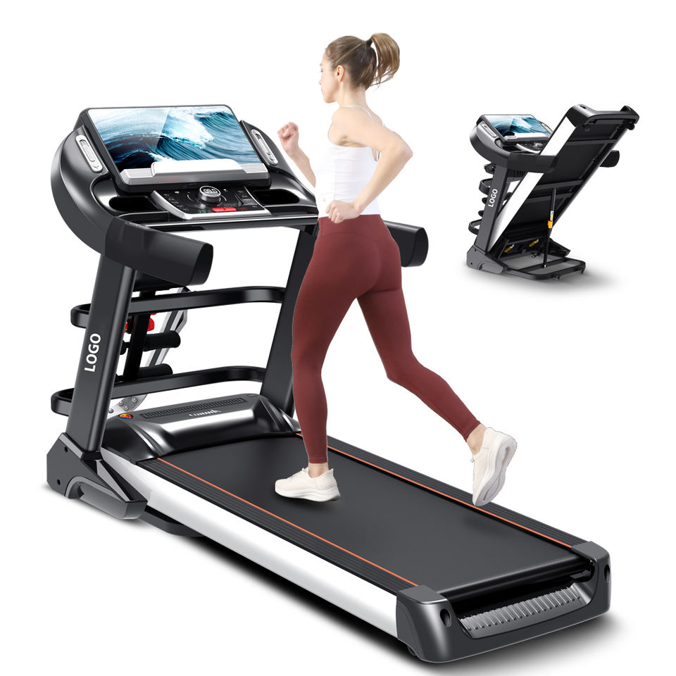 Lijiujia Luxury Heavy Home Gym Fitness Equipment 3.5HP DC Motor Semi Commercial Treadmill for Sale