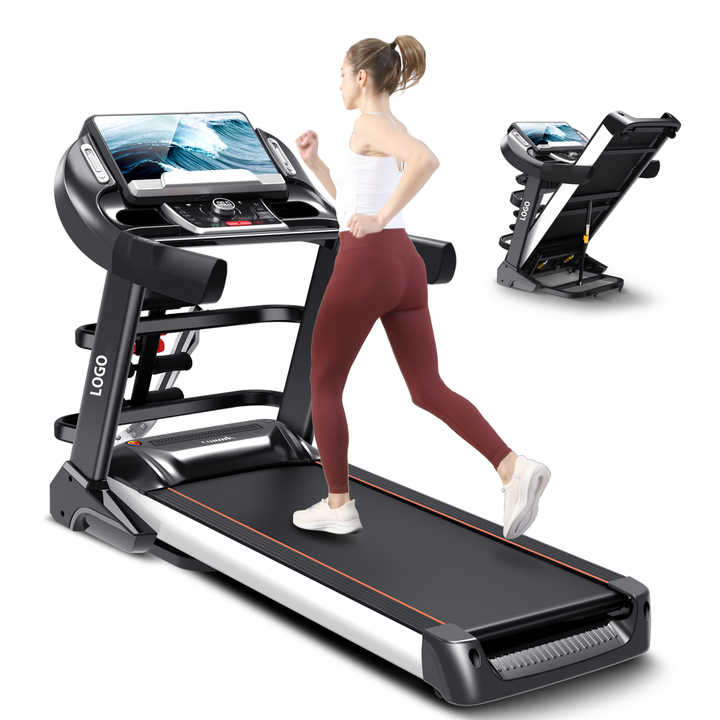 Lijiujia Luxury Heavy Home Gym Fitness Equipment 3.5HP DC Motor Semi Commercial Treadmill for Sale