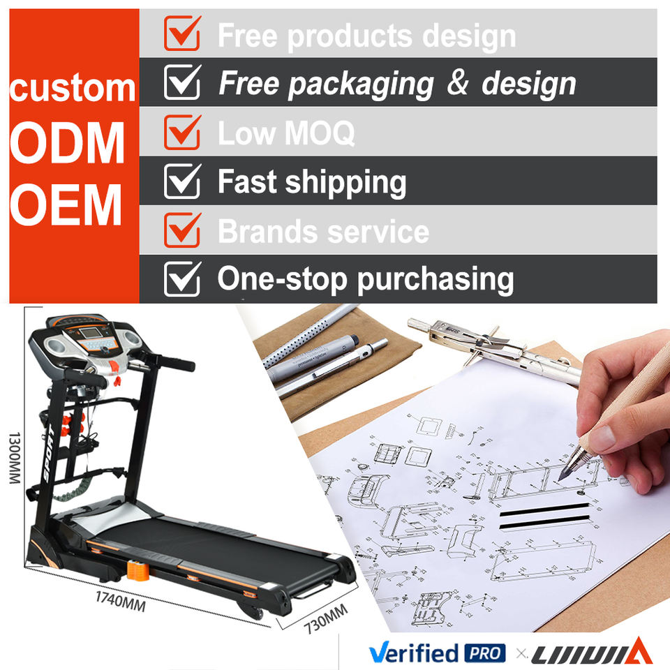 Customer Choice Professional Compact 120kg Weight Capacity Home Use Fitness Folding Electric Treadmill