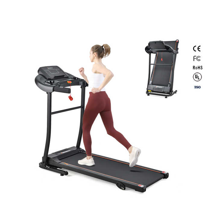 Upgraded Version 1.5HP Motor Professional Fitness Home Gym Use Foldable Wallking Electric Treadmill