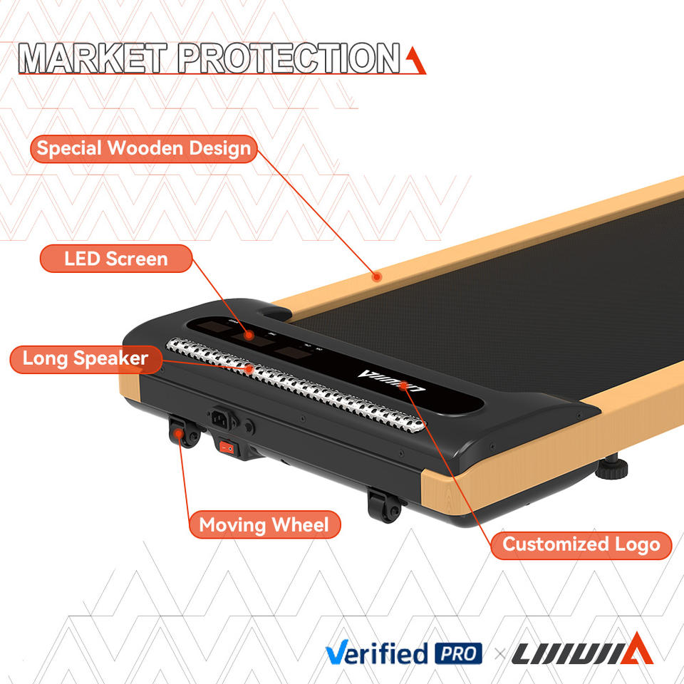 New Product LED Screen WristBand Remote Control Portable Walking Pad Mini Electric Treadmill