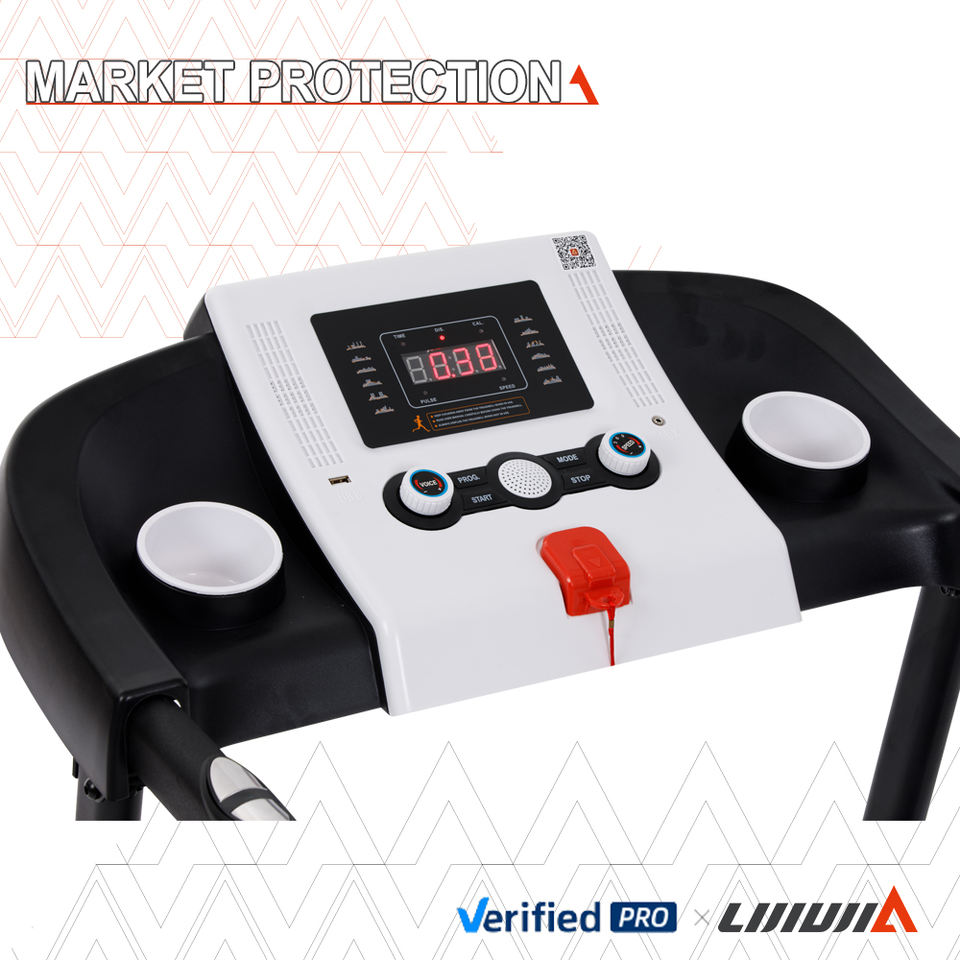 Hit Product Manual 3 Levels Incline Home Gym Use Fitness Multifunctional Foldable Electric Treadmill