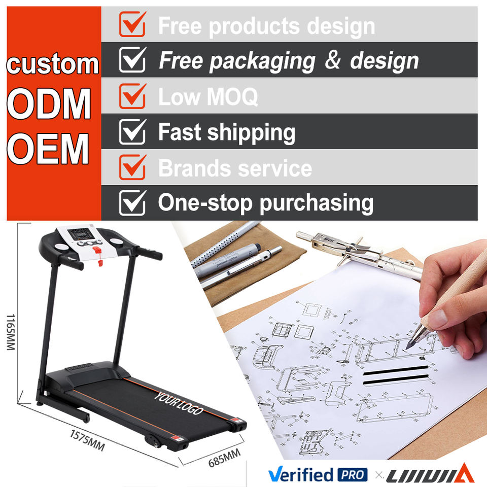 Hit Product Manual 3 Levels Incline Home Gym Use Fitness Multifunctional Foldable Electric Treadmill