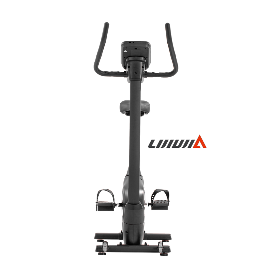 2022 LIJIUJIA Home Use Magnetic Motorized Gym Fitness Equipment Upright Bike Exercise Bike with Cheap Price