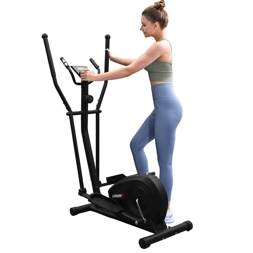 Lijiujia Factory Wholesale Exercise Bike Home Gym Commercial Manual Magnetic Cross Trainer Elliptical Machine