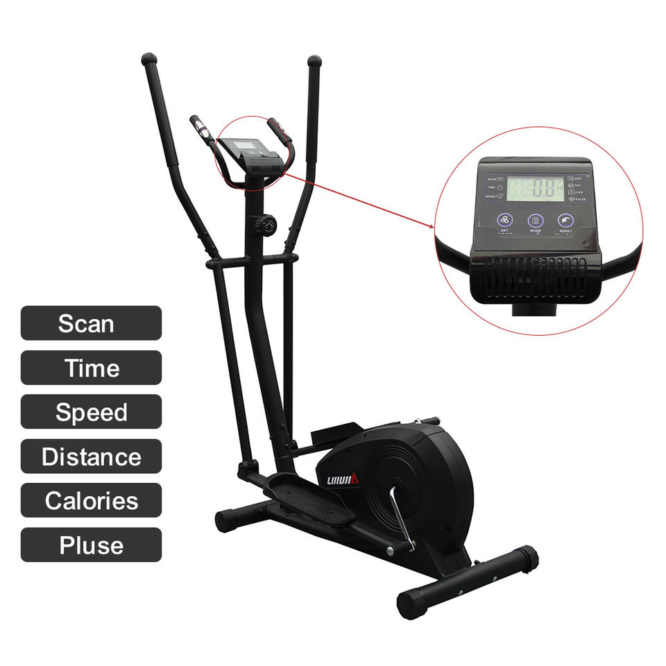 Lijiujia Factory Wholesale Exercise Bike Home Gym Commercial Manual Magnetic Cross Trainer Elliptical Machine