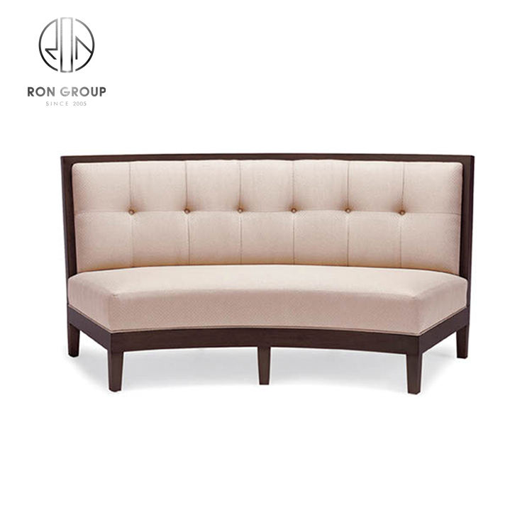Wholesale Commercial Use Double Side Restaurant Booth Seating Modern Fast Food Restaurant Sofa