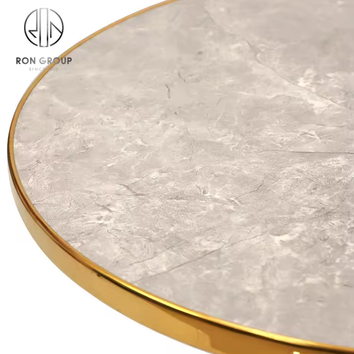 Wholesale Stainless Steel Dining Table Hotel Cafe Furniture for Home High Quality Restaurant Table Home Dining Room Furniture