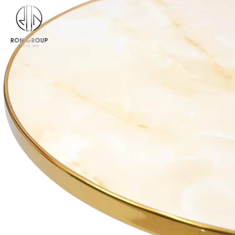 Wholesale Stainless Steel Dining Table Hotel Cafe Furniture for Home High Quality Restaurant Table Home Dining Room Furniture