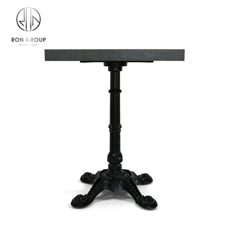 Cheap wholesale restaurant cafe buffet use furniture finished modern square dining table korean wood table top