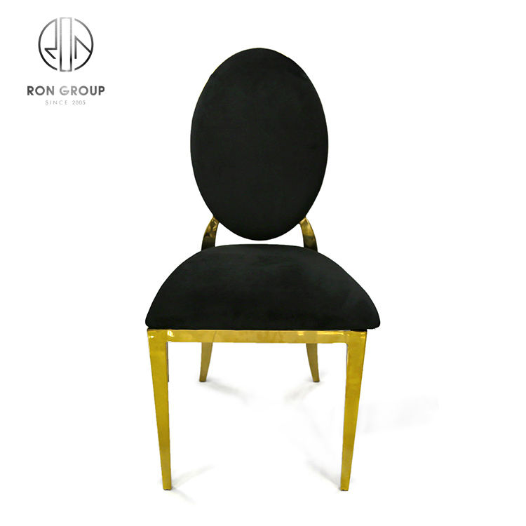 Colorful Gold Trim Modern Metal Frame Wedding Event Dining Hotel Chairs with Velvet Cushion Seat for Home Bar Use