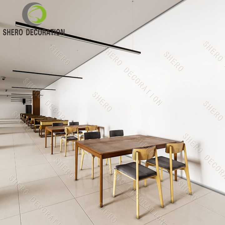 Custom Modern Library Furniture Bookshelves and Library Table and Chairs for Bookstore Cafe