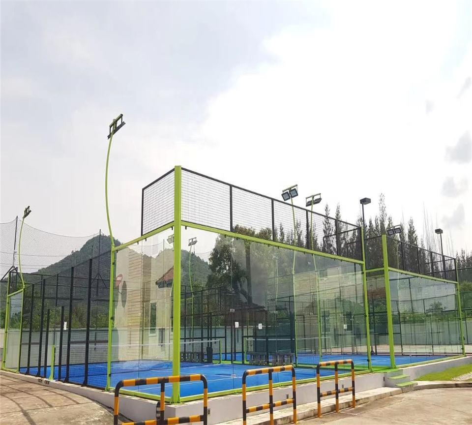 LUXGRASS 10*20M High Quality Padel Court Panoramic Glass Court Wholesaler