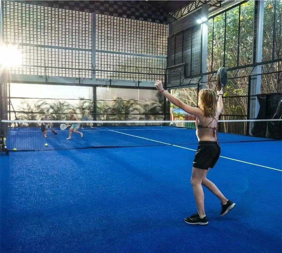 LUXGRASS 10*20M High Quality Padel Court Panoramic Glass Court Wholesaler