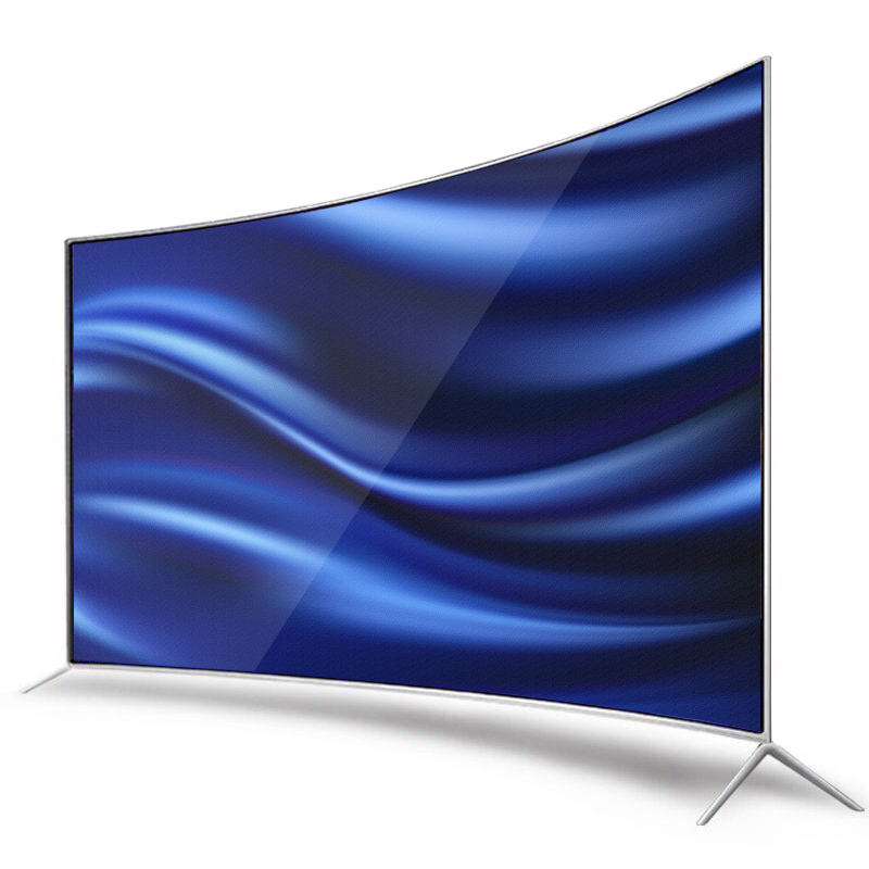 Factory Wholesale Smart Tv 55 Inch Curved Large Screen Tv 55 Inch 4k Smart Home Use Flat Screen Tv 55 Inch