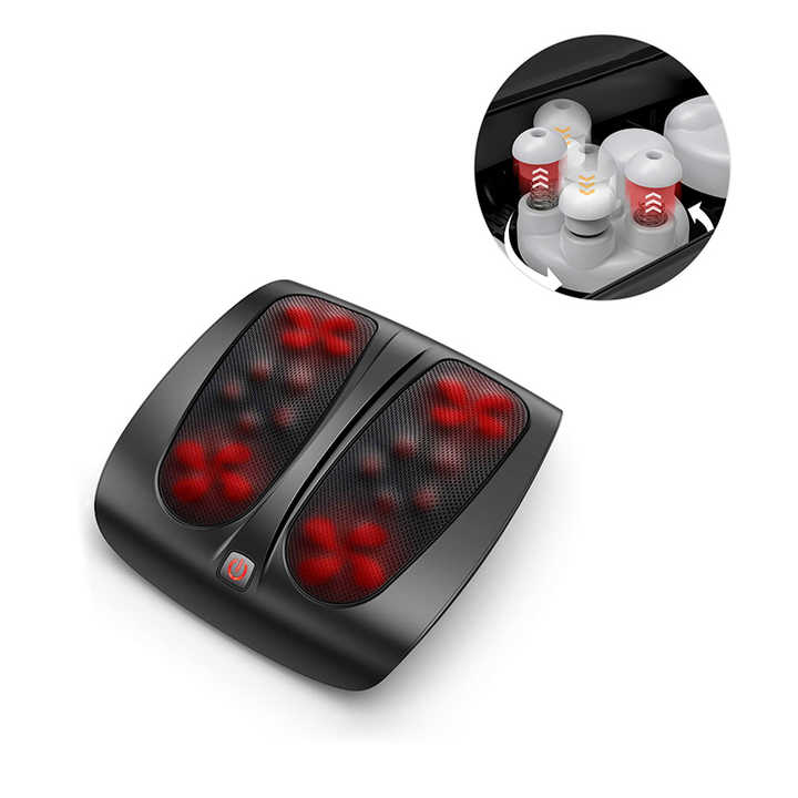 2025 Factory New Electric Acupuncture Shiatsu Heating Foot Massager Machine Infrared Physiotherapy Leg Foot Spa Bath Heats