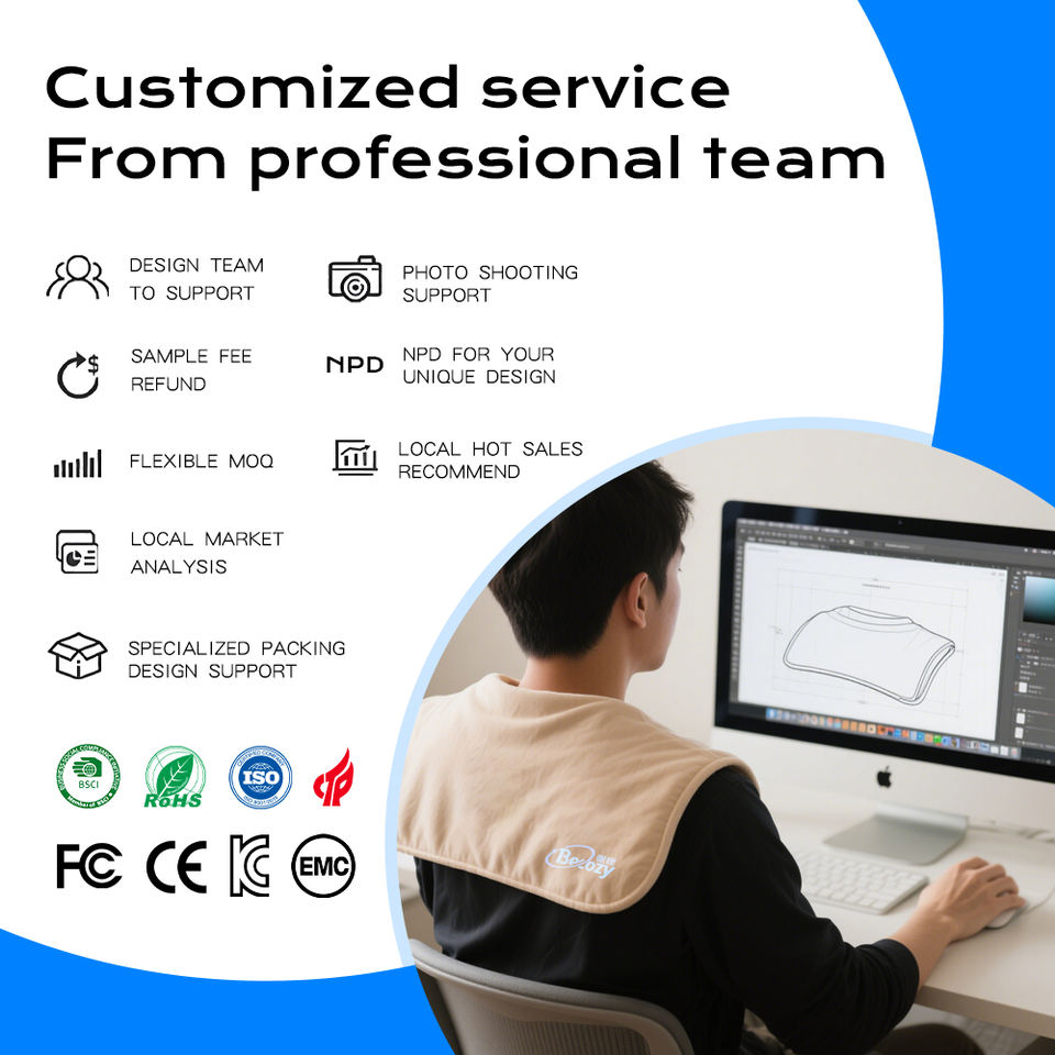 Digital Cordless Menstrual Heating Pad Period Pain Relief Device Massage Belt Warm Palace Smart Technology Period Massage