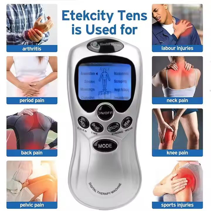 High Quality Digital Tens Acupuncture Massage Therapy Machine Neck & Shoulder Meridian Massager
