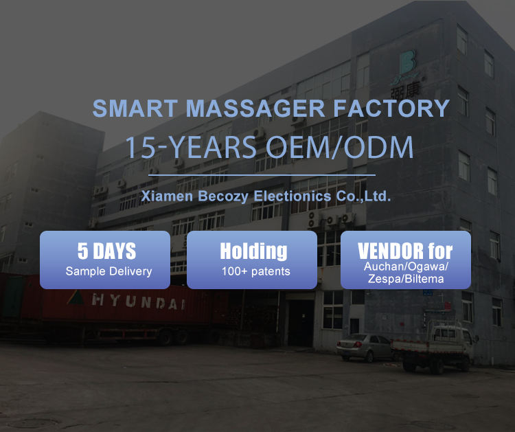 Full Body Back Heat Stretching air Massage Mat Mattress Electric Massager Bed for Car