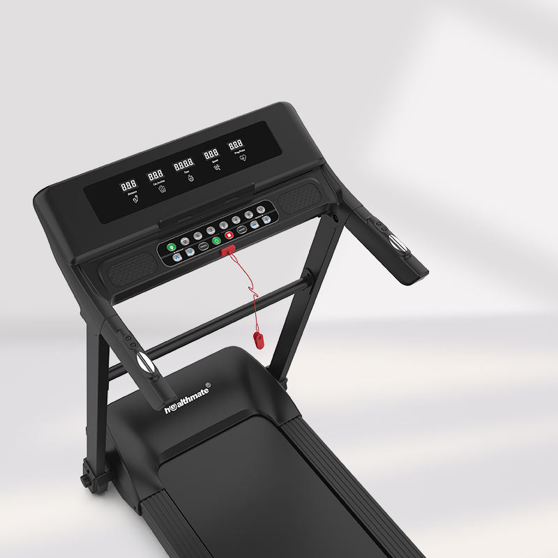 HSM Factory 2.0HP Trademill Running Machine Foldable Home Gym Equipment LED Screen 120kg Max User Electric Driving for Exercise