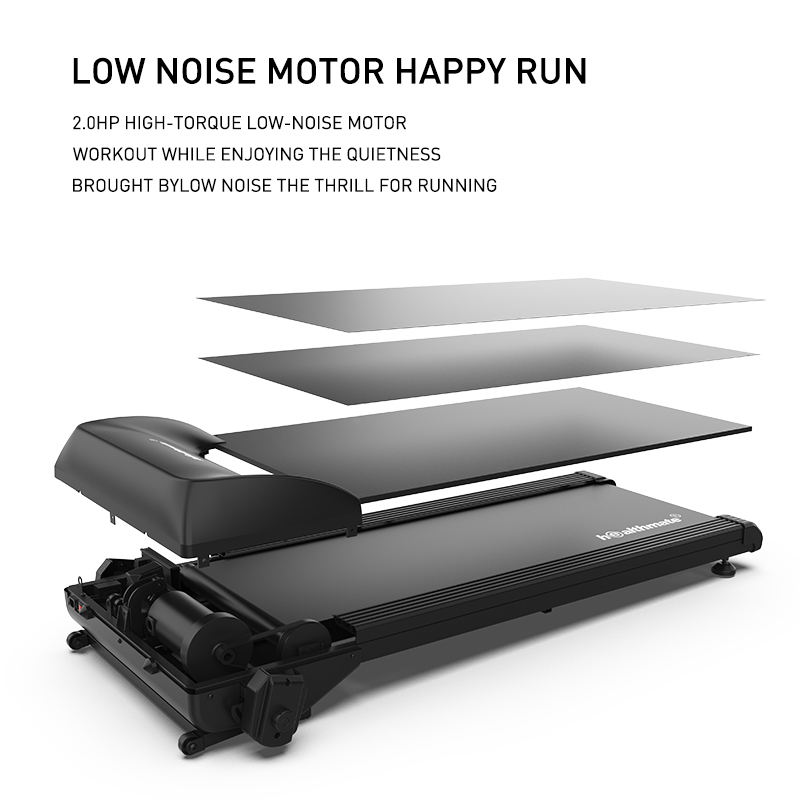 HSM Factory 2.0HP Trademill Running Machine Foldable Home Gym Equipment LED Screen 120kg Max User Electric Driving for Exercise