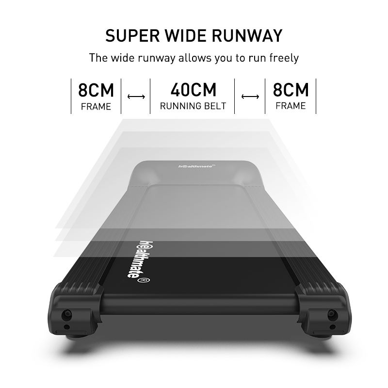 HSM Factory 2.0HP Trademill Running Machine Foldable Home Gym Equipment LED Screen 120kg Max User Electric Driving for Exercise