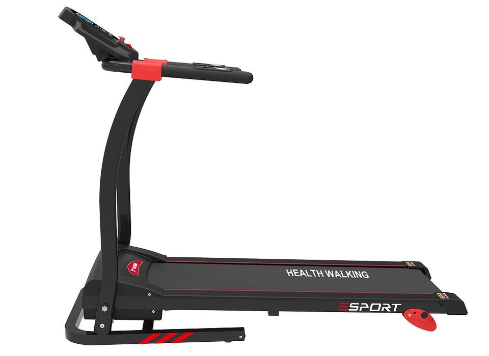 HSM Factory 1.5 HP Multi-function Treadmill Machine with LCD Display for Max User Weight 120kg Made of ABS and Steel