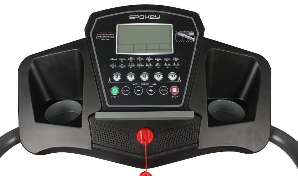 HSM Factory 1.5 HP Multi-function Treadmill Machine with LCD Display for Max User Weight 120kg Made of ABS and Steel