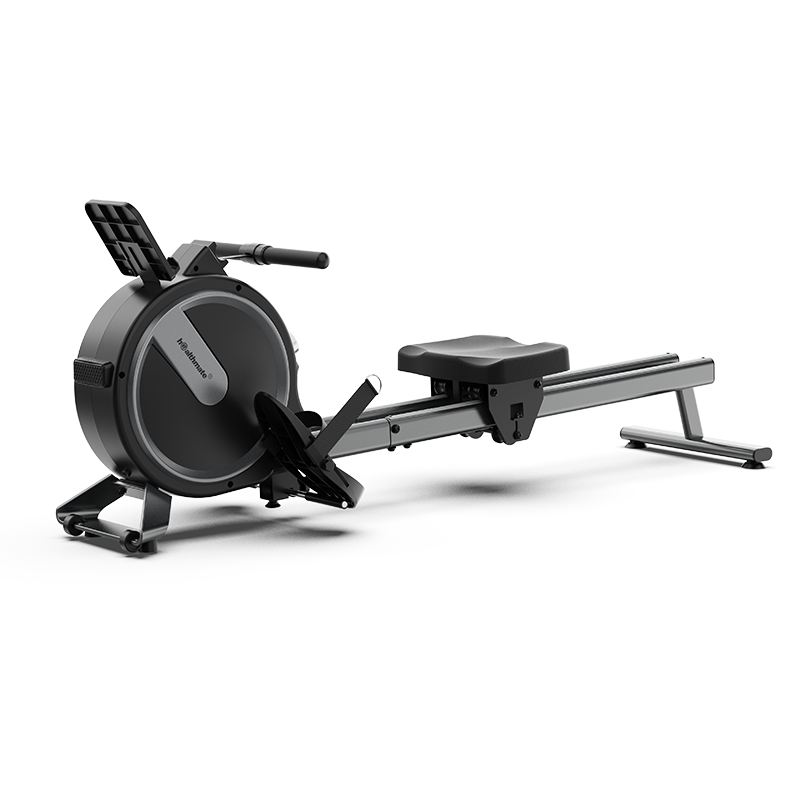 HSM Factory Magnetic Smart Knob Rowing Machine with 120KG Weight Capacity Comfortable Seat Tablet Holder