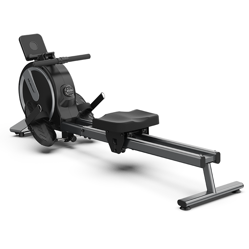 HSM Factory Magnetic Smart Knob Rowing Machine with 120KG Weight Capacity Comfortable Seat Tablet Holder