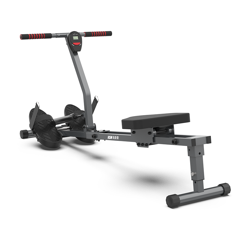 HSM Factory Muscle Trainer Body Fitness Silent Compact Equipment Rowing Machine with 120kg Weight Capacity for Home Use