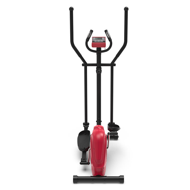 HSM Factory Magnetic Upright Cross Trainer Elliptical Exercise Bike for Home Use with Resistance and Programs for Workouts