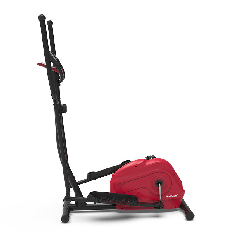 HSM Factory Magnetic Upright Cross Trainer Elliptical Exercise Bike for Home Use with Resistance and Programs for Workouts