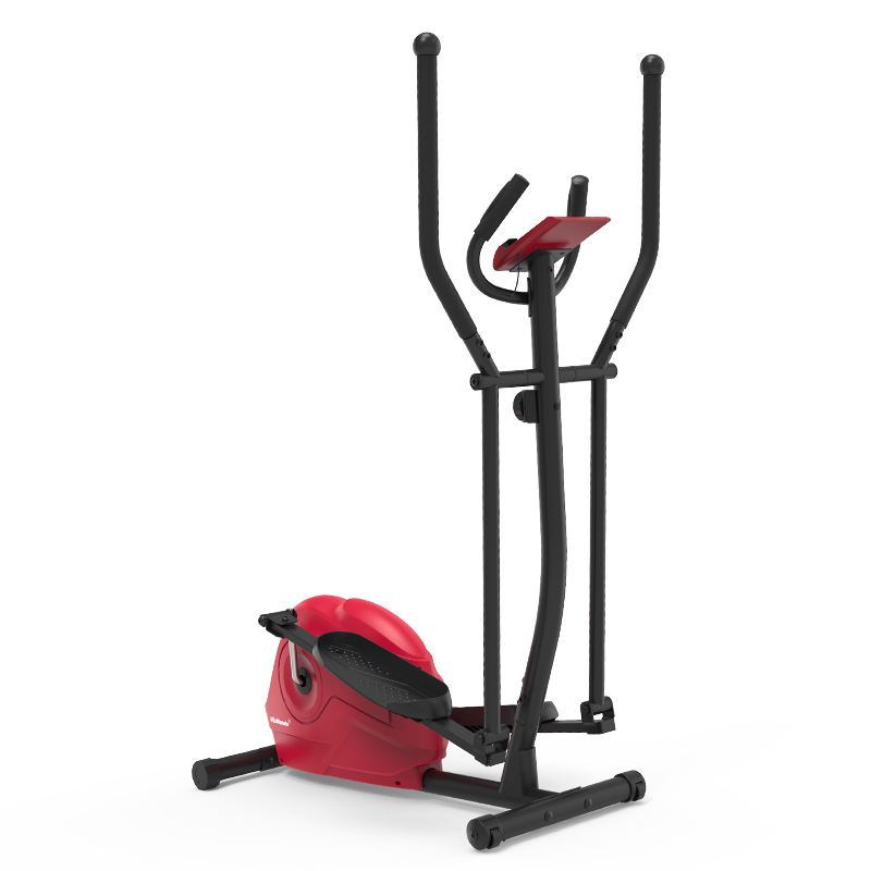 HSM Factory Magnetic Upright Cross Trainer Elliptical Exercise Bike for Home Use with Resistance and Programs for Workouts