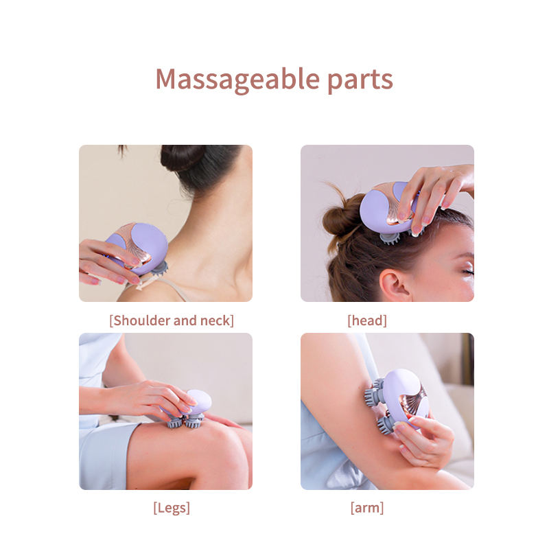 New Portable Mini Wireless Vibrating Hair Electronic Head Scalp Massage Electric Devices for Stress Relief
