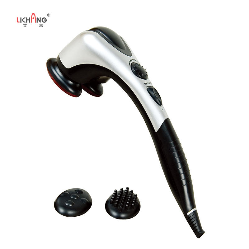 Professional Relaxing Percussion Heat Deep Tissue Full Vibrate Body Handheld Massager Roller Stick