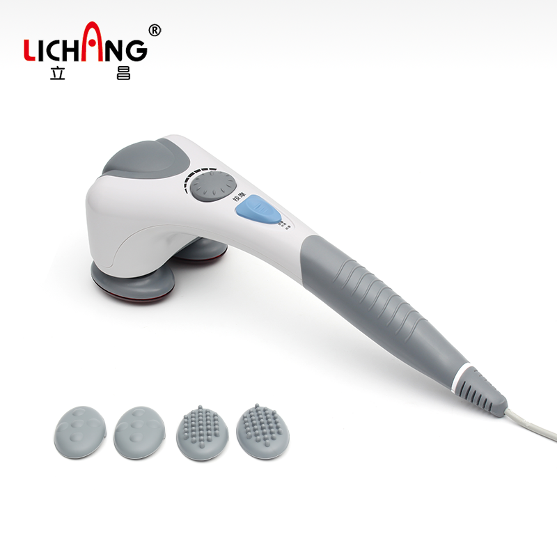 Professional Relaxing Percussion Heat Deep Tissue Full Vibrate Body Handheld Massager Roller Stick