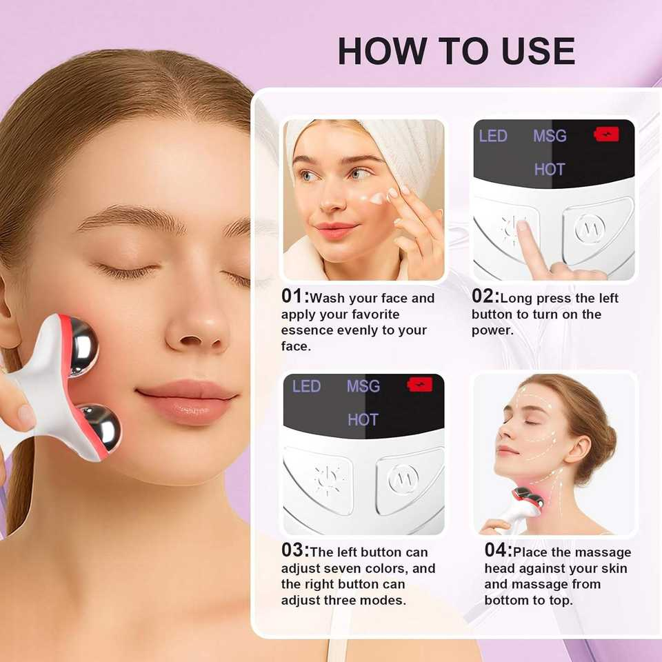 SHOmfrs High Frequency Facial Skin Care Wrinkle Removal Face Lifting Vibration Massager Body Acne Beauty Device for Eye Care