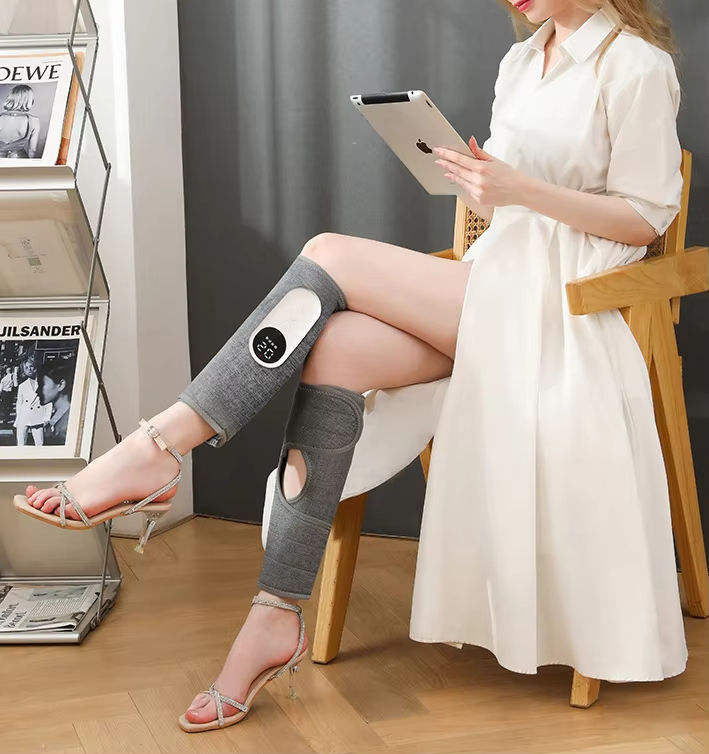 Electric Foot Leg Massager Health Care Deep Muscle Relaxation Air Pressure Hot Compress Massage Body Pain Relief Saude Massajed