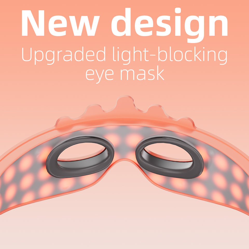 SHOmfrs New Products 7 Colors Silicone Red-light Eye Mask Massager Beauty Led Therapy Eye Mask for Remove Eyes Bags Dark Circles