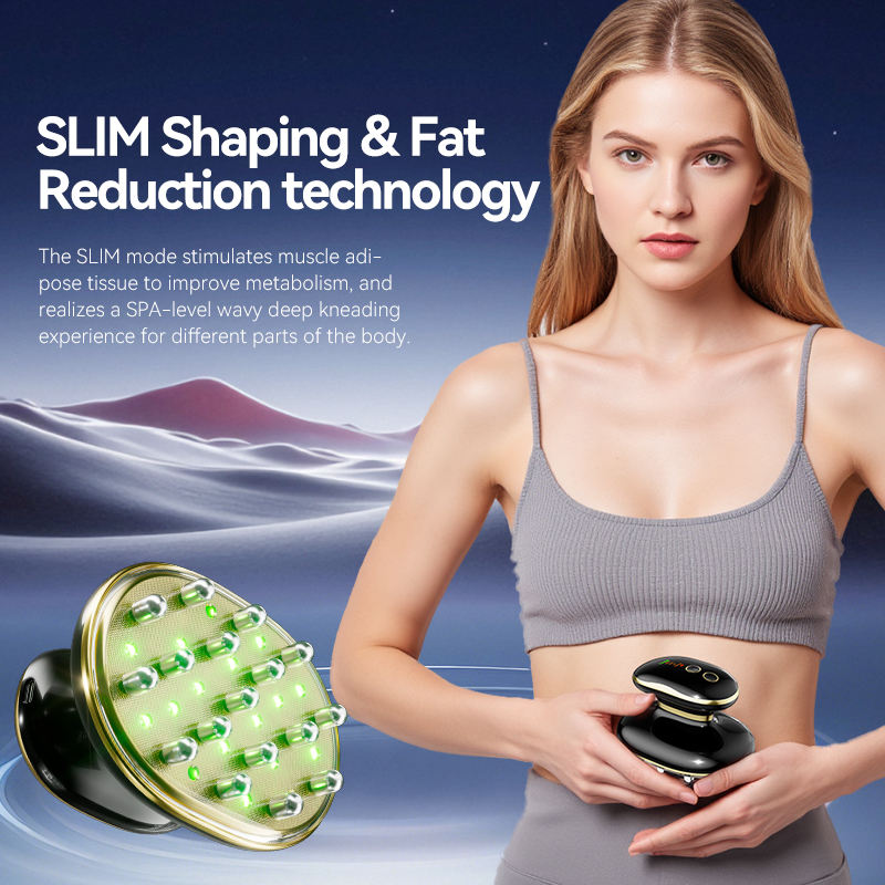 SHOmfrs Portable Home Use Body Massager Handheld Skin Tightening & Anti-Cellulite Device ABS USB Plug Type Fat Burning