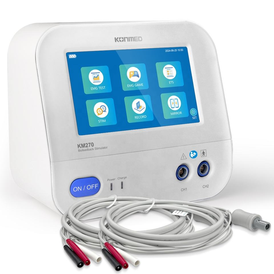 Konmed Neuromuscular Electrical Stimulation Devices KM270pro (EMG/GAME/ETS/MIRROR/STIM/Heating) ABS Plastic Pelvic Comfortable