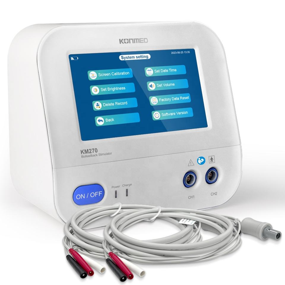 Konmed Neuromuscular Electrical Stimulation Devices KM270pro (EMG/GAME/ETS/MIRROR/STIM/Heating) ABS Plastic Pelvic Comfortable