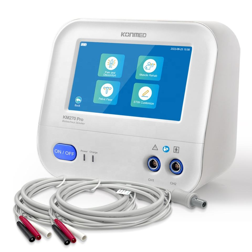 Konmed Neuromuscular Electrical Stimulation Devices KM270pro (EMG/GAME/ETS/MIRROR/STIM/Heating) ABS Plastic Pelvic Comfortable