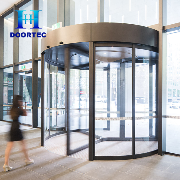 New Design Customized Selling Automatic Revolving Door for Hotel Airport & Shopping Mall